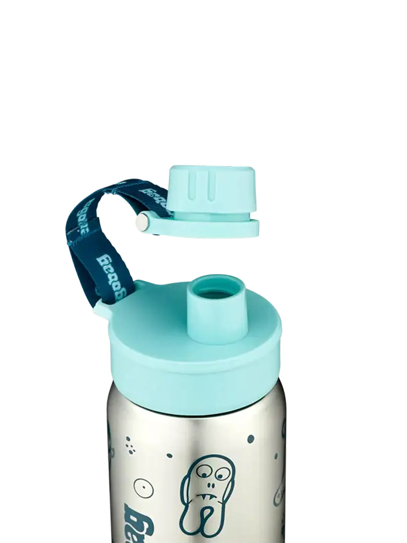 ERGOBAG | Edelstahl Trinkflasche 0,5L Petrol | 